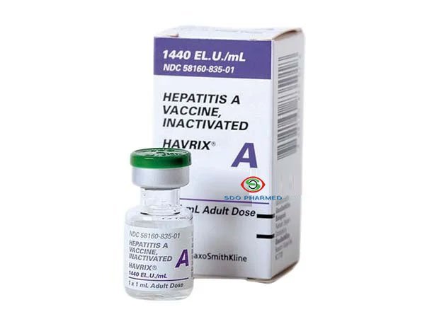 Havrix 1440 IU hepatitis A vaccine pack
