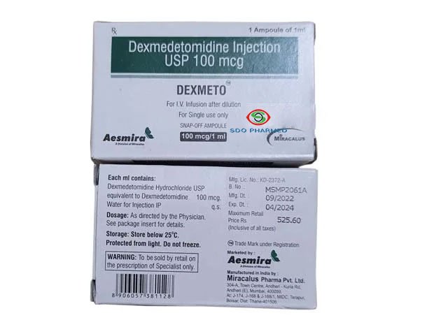 Dexmeto 100 mcg Injection Dexmeto 100 mcg Injection